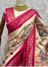 Woven Work Trendy Classic Saree For Festival - 2