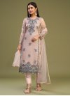 Embroidered Work Pant Style Classic Salwar Suit - 1