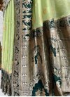 Bottle Green and Mint Green Woven Work Traditional Designer Saree - 3