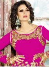 Bewitching Pure Georgette Embroidered Work Pant Style Classic Salwar Suit - 1