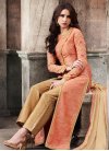 Silk Pant Style Designer Salwar Kameez For Ceremonial - 1