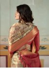 Handloom Silk Designer Contemporary Saree For Ceremonial - 3