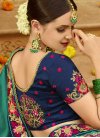 Art Silk Beads Work Trendy Classic Saree - 2