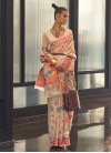 Handloom Silk Floral Work Traditional Designer Saree - 1