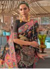 Floral Work  Handloom Silk Trendy Designer Saree - 1