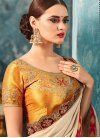 Art Silk Embroidered Work Trendy Classic Saree - 1