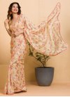 Chinon Designer Contemporary Style Saree For Ceremonial - 3