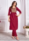 Embroidered Work Readymade Designer Suit - 4