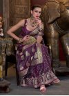 Woven Work Satin Silk Designer Contemporary Style Saree - 2