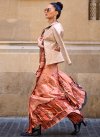 Crepe Silk Designer Contemporary Style Saree For Casual - 1