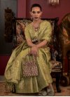 Handloom Silk Woven Work Trendy Classic Saree - 1
