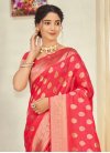 Banarasi Silk Designer Contemporary Style Saree For Party - 1