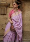 Woven Work Handloom Silk Trendy Classic Saree For Ceremonial - 2