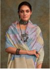 Silk Blend Designer Contemporary Saree - 2