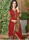 Cotton Palazzo Style Pakistani Salwar Suit For Ceremonial - 1