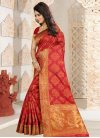 Kanjivaram Silk Thread Work Trendy Saree - 1