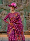Woven Work Designer Contemporary Style Saree For Festival - 2
