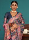 Pasmina Designer Contemporary Style Saree For Festival - 1