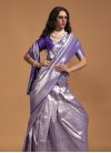 Woven Work Kanjivaram Silk Designer Contemporary Style Saree - 2