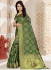 Kanjivaram Silk Thread Work Trendy Classic Saree - 1