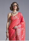 Handloom Silk Woven Work Designer Contemporary Saree - 2