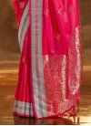 Satin Silk Woven Work Designer Traditional Saree - 2