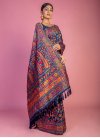 Pasmina Woven Work Traditional Designer Saree - 1