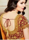 Majestic Faux Chiffon Trendy Designer Saree For Ceremonial - 1