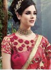 Net Embroidered Work Traditional Designer Saree For Bridal - 1