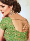 Orphic  Mint Green and Rose Pink Designer Classic Saree For Ceremonial - 2