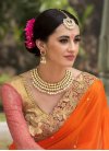 Stylish Beads Work Half N Half Trendy Saree For Bridal - 1