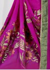 Marvelous Booti Work Faux Georgette Trendy Classic Saree - 1