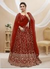 Designer A Line Lehenga Choli For Bridal - 1