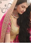 Irresistible Lace Work Brocade A - Line Lehenga For Bridal - 1