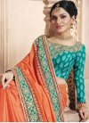 Aspiring Lace Work Traditional Designer Saree - 1