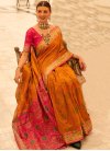Woven Work Trendy Classic Saree For Festival - 3