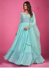 Embroidered Work Readymade Designer Gown - 2