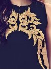Incredible Beige and Navy Blue Embroidered Work Faux Georgette Pant Style Designer Suit For Ceremonial - 1