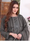 Georgette Pakistani Straight Salwar Suit - 1