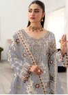 Georgette Pant Style Pakistani Salwar Suit For Ceremonial - 1