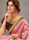 Raw Silk Traditional Designer Saree For Ceremonial - 1