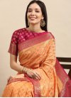 Art Silk Designer Contemporary Style Saree For Ceremonial - 2
