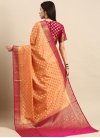 Art Silk Designer Contemporary Style Saree For Ceremonial - 1