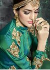 Booti Work Satin Silk Trendy Designer Salwar Kameez - 2