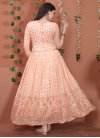 Faux Georgette Trendy Gown For Party - 1