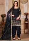 Art Silk Designer Patiala Salwar Kameez - 1