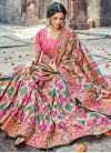 Hot Pink and Rose Pink Banarasi Silk Trendy Classic Saree For Bridal - 1