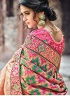 Hot Pink and Rose Pink Banarasi Silk Trendy Classic Saree For Bridal - 2