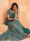 Satin Silk Designer Contemporary Style Saree For Party - 4