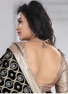 Impeccable Beads Work Faux Georgette Classic Saree - 2